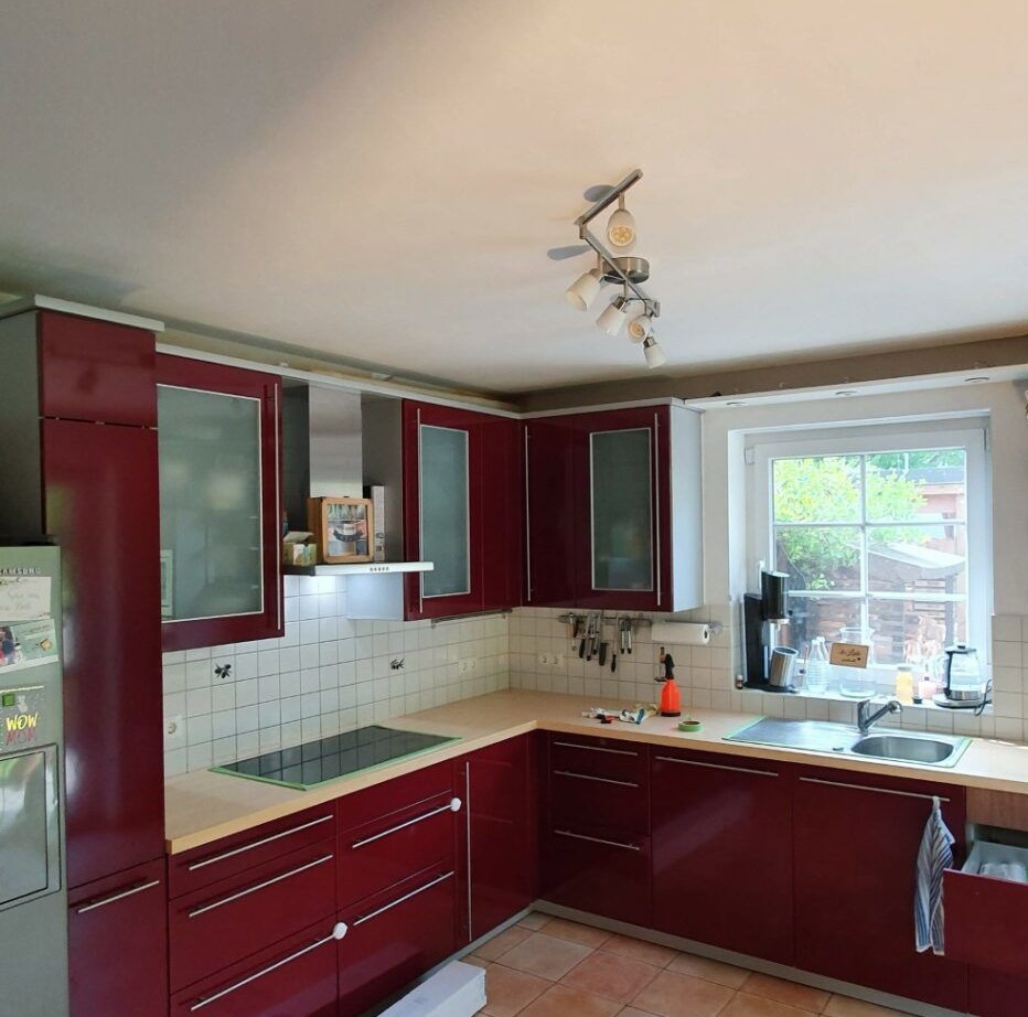 Küchenfolierung Hamburg Vorher